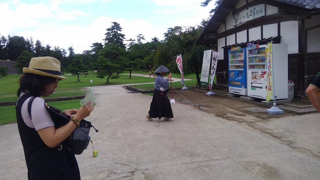 松江城の侍